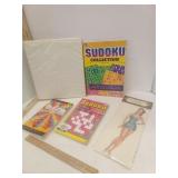 3 Rig Binder, Soduko Books 3 & Dorothy Lamour C