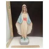 Plaster Figurine Virgin Mary