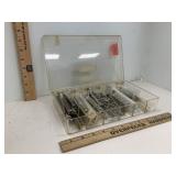 Surgical Orthopedic Tools & Bits In Organizer Tray