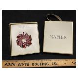 Lovely Napier NIB Rhinestone Brooch