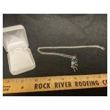 Native American Kokopelli Pendant & Chain