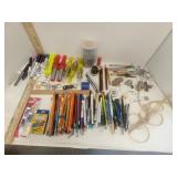 Markers, Ink Pens, Pencils, Key Rings,Chalk,
