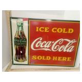 Coca-Cola Metal Sign 28'x20'