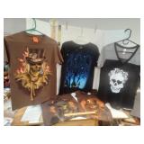 Black& Grey Skill & Sequins TShirt  XL, TShirt X