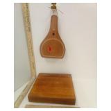 Wooden Cutting Board with Slot for Knife &