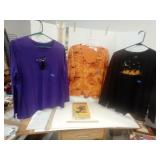Purple Longsleeve Cat TShirt Xl, Orange Bat's &