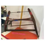 Antique Wooden Buck Saw & Hand Saw