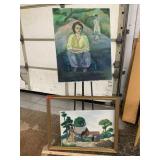Original Artworks & Gold Tone Frame