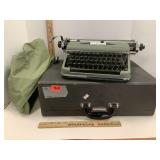 Vintage Olympia SM3 Typewriter W/ Cover & Case &