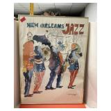 Leo Meiersdorff NEW Orleans Jazz 1977 Print Poster