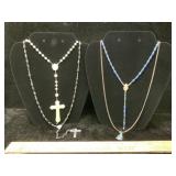Rosaries & Miraculous Medal Sterling Marked