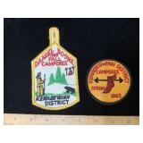 1963 Boy Scouts Camporee Patches