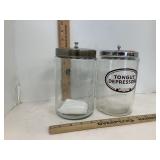 Profex & Other Glass Sundry Jar Tongue D