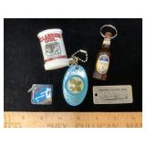 Vintage Novelty Keychains Michelob Clabber Girl