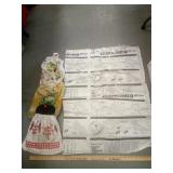 Kitchen Hand Towels 3 & transparent Vinyl