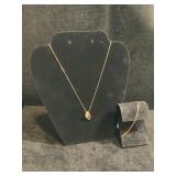 14K GF Marked Necklace & 1/20 14K GF Marked