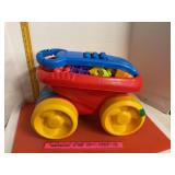 Mega Block Wagon & Blocks