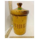 Harvest Yellow Ceramic Flour  Canister by H
