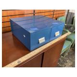 HON Double Drawer Index Card File Cabinet