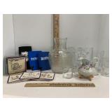 Coozies Coasters & Glass Vase & Tumblers & Other