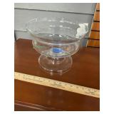 Large Glass Bowl Compote