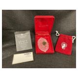 1996 Waterford Crystal Silent Night Ornament