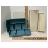 Vtg Tupperware Compartment Lunch Box & Pasta