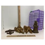Basket Oï¿½ Cherubs & Cast Iron Fleur & C