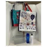 Reusable Grocery Bags & Water Bottles & Wire