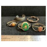Vtg Clamper Cuff Bracelets & More