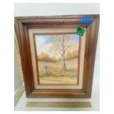 Verne McKensie 'Route 1' Oil Painting In Frame