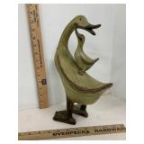 Wooden Duck Statue
