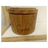 Cornwall Wood & Plastic Coffee Canister