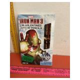 Marvel Iron Man 3 16 Valentines & Pencils NIB