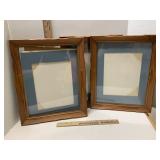 Picture Frames Blue Matting Needs Fastening