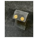 1/20 12K GF Marked Stud Earrings