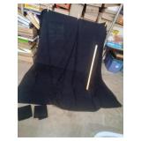 Black Pillowcases & Black Duvet Zippered Cover