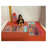 Easter Gel Clings NIP bubbles & Monkey
