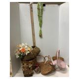 Basket Bonanza Wicker Woven Handled Display & More