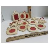 Wooden Craft DIY Ornaments Holiday Snowflake