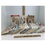 Many McCalls & Simplicity Clothing Patterns Kids