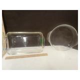 FireKing 11-2qt Loaf Pan & AnchorHocking F