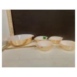 AnchorHocking Peach Lustre Oval Casserole Dish  &