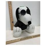 Met Life Branded Snoopy Plush Leather Shirt