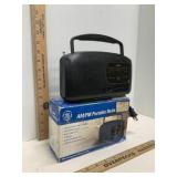 AM/FM Portable Radio GE 7-2664B