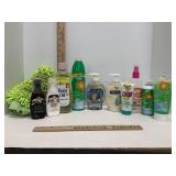 Soft soap & Sun Screen & Aloe Vera Gels & More