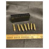 Hornady 243 WIN Brass Casings & Holder