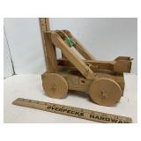 Vintage Wooden Catapult Toy