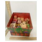 Gift Box Full Of Alphabet Blocks