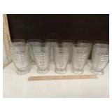 AnchorHocking Manhattan Clear Footed Tumblers w
